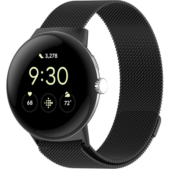 Bransoleta Milanese do Google Pixel Watch 3 45mm, Czarna