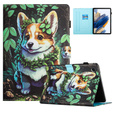 Etui do Samsung Galaxy Tab A9+ X210 / X215 / X216B, corgi dog