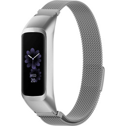 Pasek Bransoleta Milanese do Samsung Galaxy Fit 2 SM-R220, Srebrny