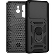 Etui pancerne do Xiaomi Redmi Note 14 4G, CamShield Slide, czarne