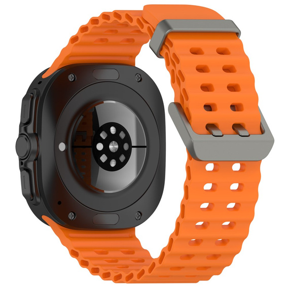 Pasek Silikonowy do Samsung Galaxy Watch Ultra 47mm (2025 / 2024), Pomarańczowy