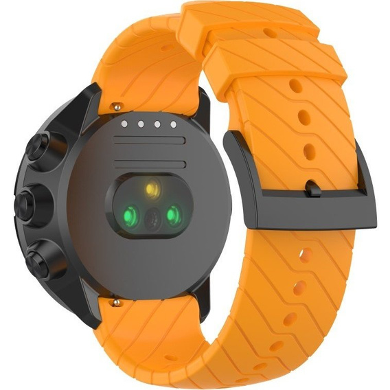 Pasek Silikonowy do Suunto 9 24 mm - Orange