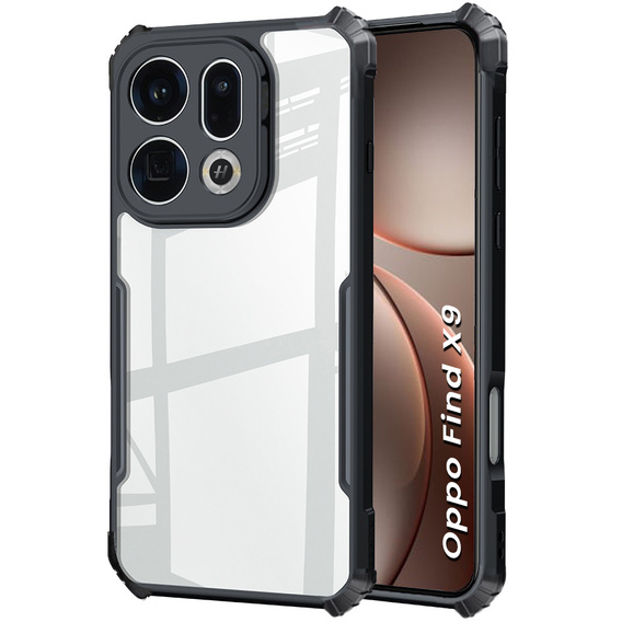 Etui do Oppo Find X9, AntiDrop Hybrid, czarne