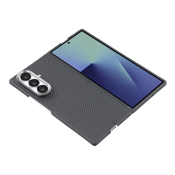Etui do Samsung Galaxy Z Fold7, z włókna aramidowego, do MagSafe czarne