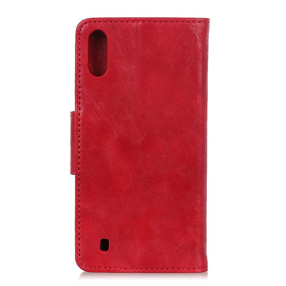 Skórzane Etui Wallet do Samsung Galaxy A10 - Red