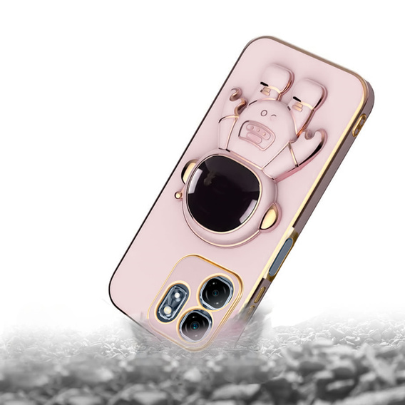 Etui do Infinix Hot 50i 4G, Astronaut, różowe