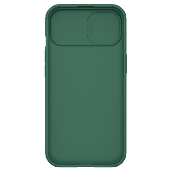 Etui do iPhone 15 Plus, pancerne Nillkin, CamShield Pro, Zielone