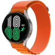 Pasek Nylonowy do Samsung Galaxy Watch 4/5/6 40/42/43/44/45/46/47mm, Pomarańczowy
