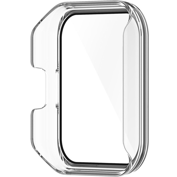 2w1 Etui z wbudowanym szkłem hartowanym do Realme Watch 2 Pro, Przezroczysty