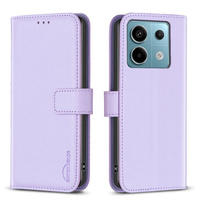 Etui z klapką do Xiaomi Redmi Note 13 Pro 5G,BINFEN Wallet, fioletowe