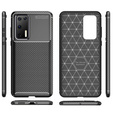 Etui do Huawei P40, Carbon Gel, czarne
