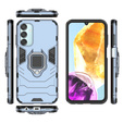 Etui do Samsung Galaxy M15 5G, Kickstand Ring, niebieskie