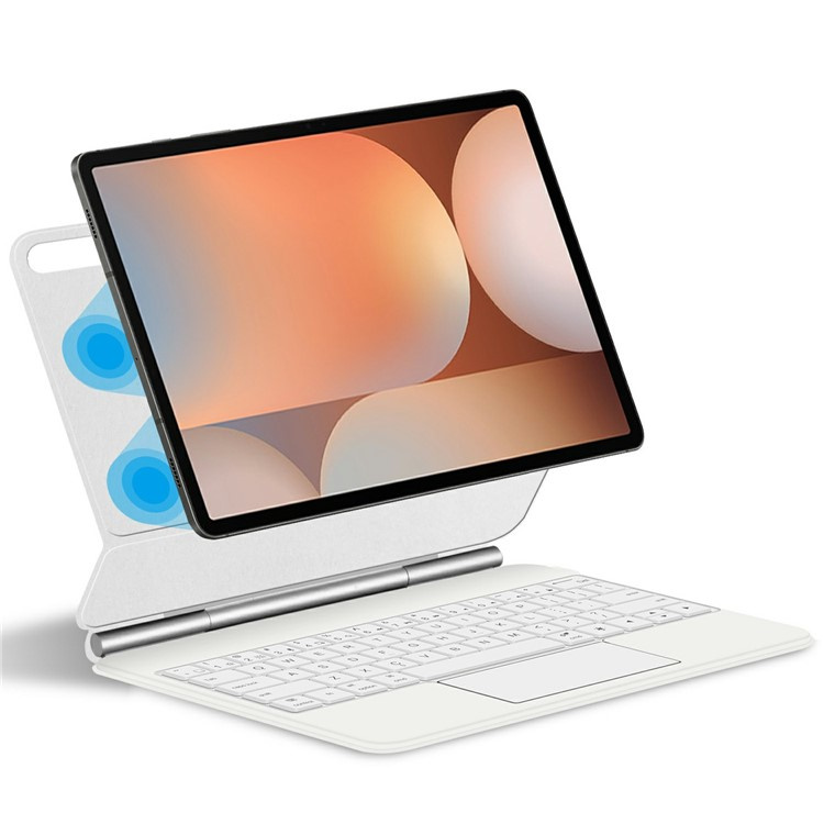 Etui z klawiaturą Magnetic Keyboard do Samsung Galaxy Tab S10+ – widok z przodu, funkcja ochrony