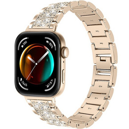 Bransoleta z Diamentami do Huawei Watch Fit 4 / 4 Pro / 3, Złota