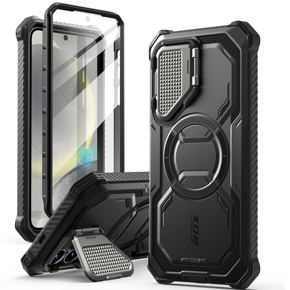 Etui Supcase do Samsung S25+ Plus, IBLSN ArmorBox MagSafe, Czarne