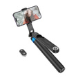 Selfie stick Hoco K22 Handy tripod z pilotem bezprzewodowym - czarny