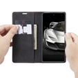 Etui CASEME do Xiaomi do Redmi Note 9s / 9 Pro, Leather Wallet Case, czarne