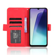 Etui z klapką do Xiaomi Redmi 14C / Xiaomi Poco C75, Card Slot, czerwone