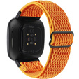 Pasek Nylonowy do Fitbit Versa 3/Versa Sense, Pomarańczowy