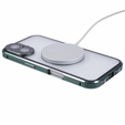 Etui Magnetic Dual Glass MagSafe do iPhone 16, zielone