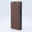 Etui do Motorola Moto G13/ G23 4G, ERBORD Vintage portfel z klapką, kawowe