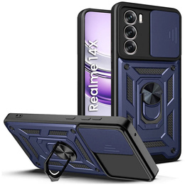 Etui pancerne do Realme 14X / Realme C75, CamShield Slide, niebieskie