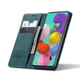 Etui CASEME do Samsung Galaxy A51, Leather Wallet Case, zielone