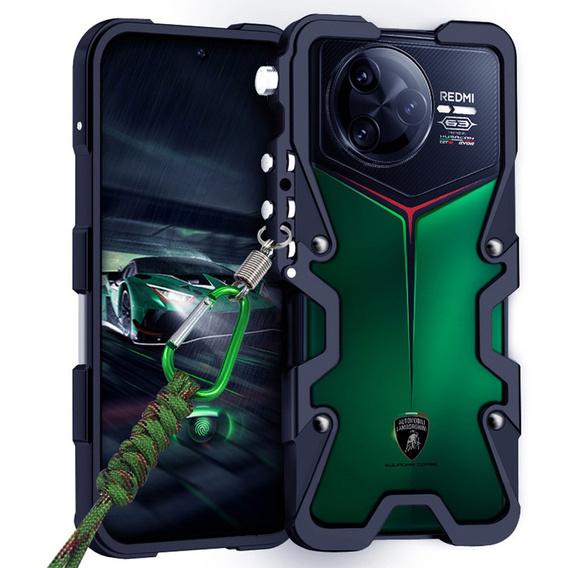 Wytrzymałe etui pancerne do Xiaomi Poco F7 Ultra – czarne