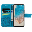 Etui z klapką do Samsung Galaxy M35, Butterfly, niebieskie