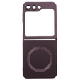 Etui PC Case do Samsung Galaxy Z Flip5 5G, do MagSafe, bordowe
