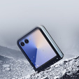 Etui Dux Ducis Bril Series do Samsung Galaxy Z Flip7 5G – niebieskie, skórzane