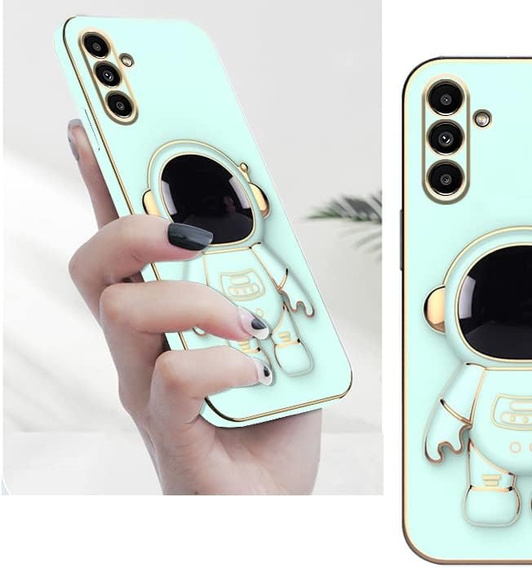 Etui do Samsung Galaxy A56 5G, Astronaut, zielone