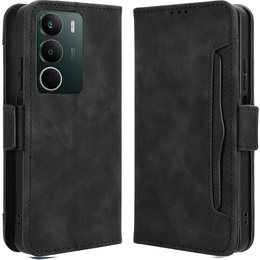 Etui z klapką do Realme C71, Card Slot, czarne