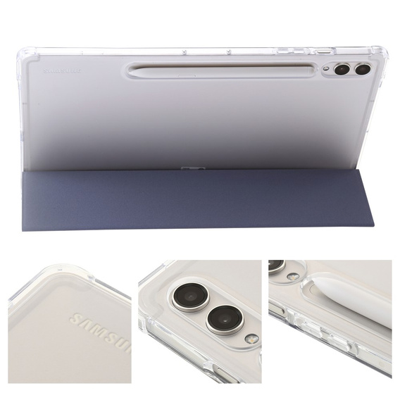 Etui do Samsung Galaxy Tab S9 Ultra, Smartcase Hybrid, z miejscem na rysik, fioletowe