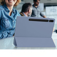 Etui do Samsung Galaxy Tab S10+ Plus, Smartcase z miejscem na rysik, fioletowe