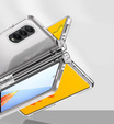 Etui ze szkłem do Samsung Galaxy Z Fold 4 5G, Rubberized Case, Transparent