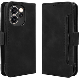 Etui z klapką do Oppo Reno 15 FS, Card Slot, czarne