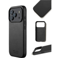 Etui Mujjo Skórzane do iPhone 17 Pro Max, MagSafe, czarne