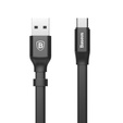 BASEUS Nimble Płaski Kabel USB Type-C 2A 23cm - Black