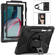 Etui pancerne do Lenovo Tab P11 Pro Gen 2 TB132FU TB132XU 11.2", ochronne 360 z miejscem na rysik, Czarne