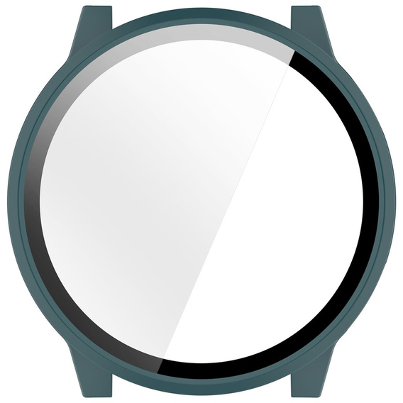 2w1 Etui + Szkło Hartowane do Garmin Venu 4 45mm, zielone