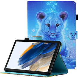 Etui do Samsung Galaxy Tab A8 10.5 2021 X200 X205, tiger