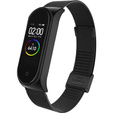 Pasek Bransoleta Milanese do Xiaomi Mi Band 3 / Mi Band 4, Czarny