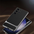 Etui do Samsung Galaxy S23 Ultra, GKK Woven Leather, czarne
