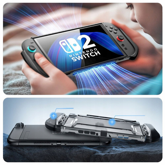 Etui pancerne Supcase Blade do Nintendo Switch 2 – czarny