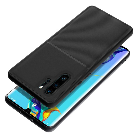 Etui do Huawei P30 Pro, z blaszką do uchwytu magnetycznego, czarne