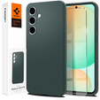 Etui Spigen do Samsung Galaxy S24 FE, Liquid Air, zielone + Szkło Hartowane 9H