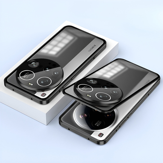 Etui do Xiaomi 15 Ultra, Magnetic Dual Glass, czarne