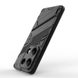Etui do Xiaomi Redmi Note 13 Pro 4G / Xiaomi Redmi Note 14S / Xiaomi Poco M6 Pro 4G, Military kickstand, czarne