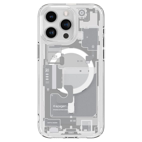 Etui z MagSafe Spigen do iPhone 15 Pro, Ultra Hybrid, Zero One, Białe